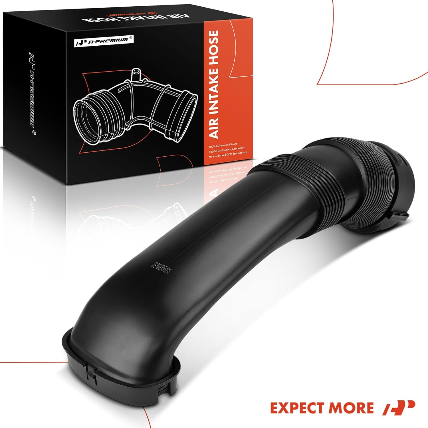 A-Premium Engine Air Clean Intake Tube Hose Compatible with BMW X5 2011-2013, X6 2008-2014, 3.0L