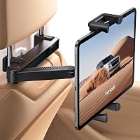 Lamicall Supporto Tablet Auto - [Pieghevole Clip Silicone Ampia] [Braccio Metallo]