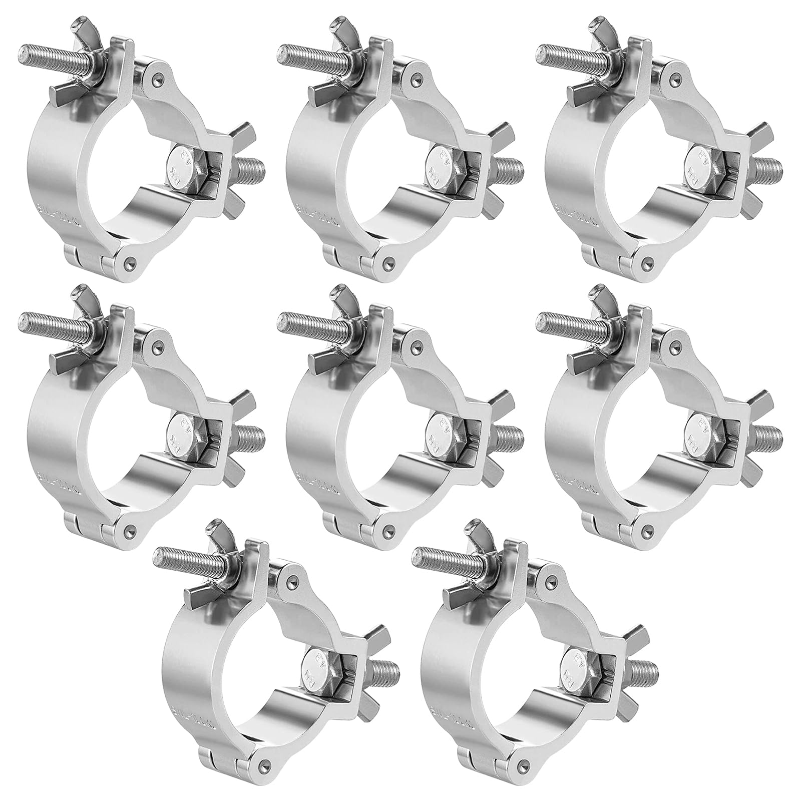 8 Pièces Truss Clamp Crochet De Fixation, Pinces Pour Éclairage De Scène, Capacité De 80 Kg Crochets De Fixation Éclairage, Pinces De Traverse Pour Éclairage De Scène, Projecteurs