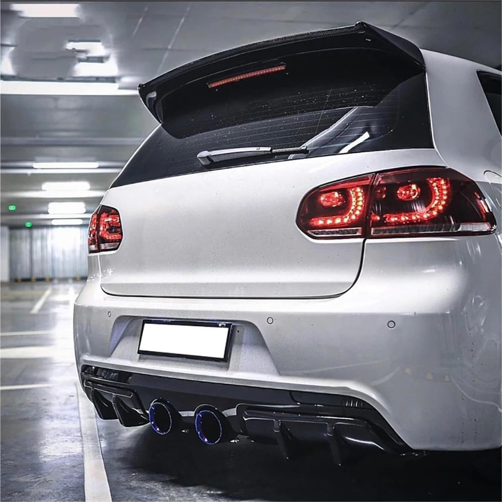 Spojlery tylne Do VW Golf MK6GTI MK7 GTI GTD R RL Spojler samochodowy | Skrzydło Spojlera Do Lepszej Aerodynamiki I Stylu Spojler Dachowy Samochodu