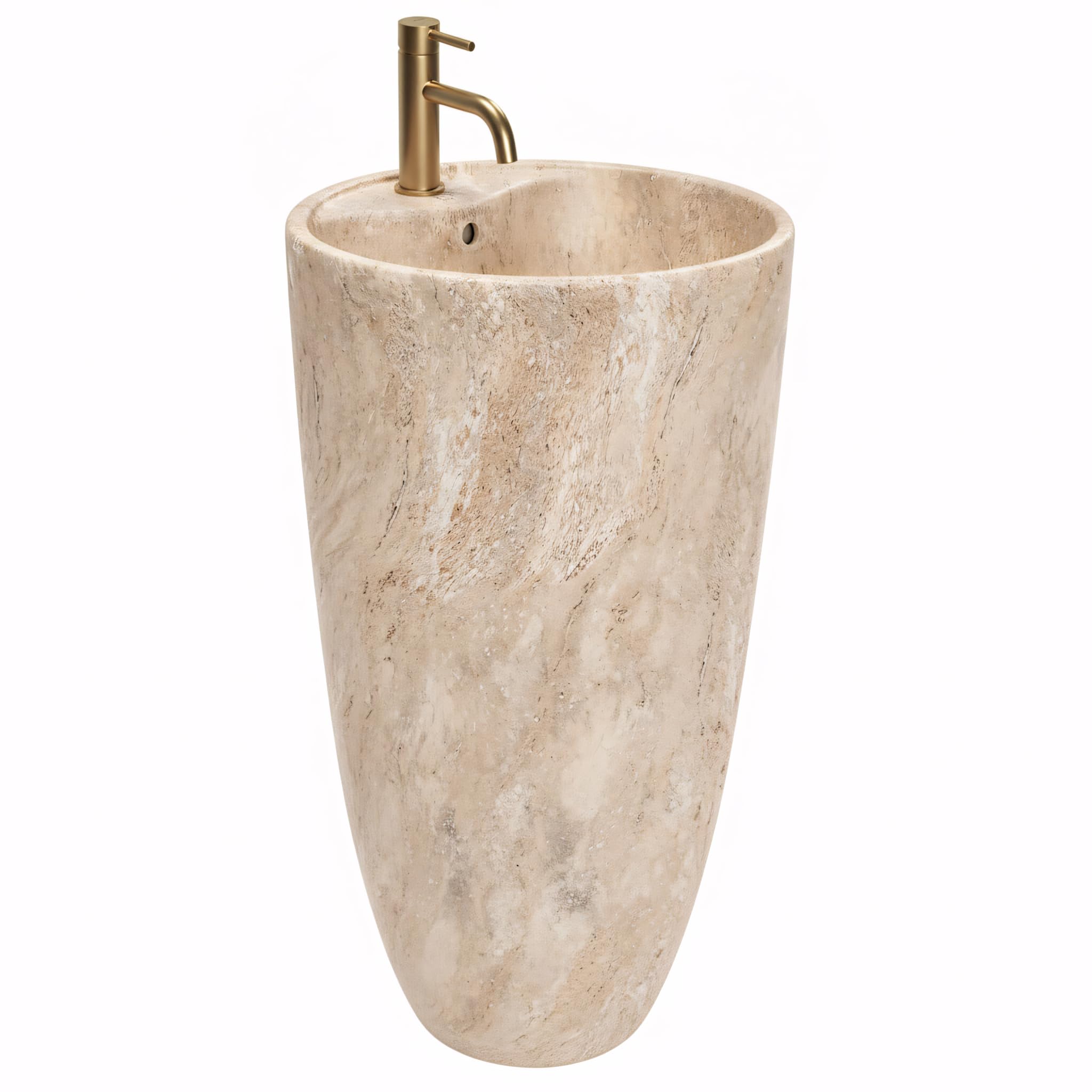 Lavabo De Pie Rea Anya Savana Matt Beige 45X45X84Cm