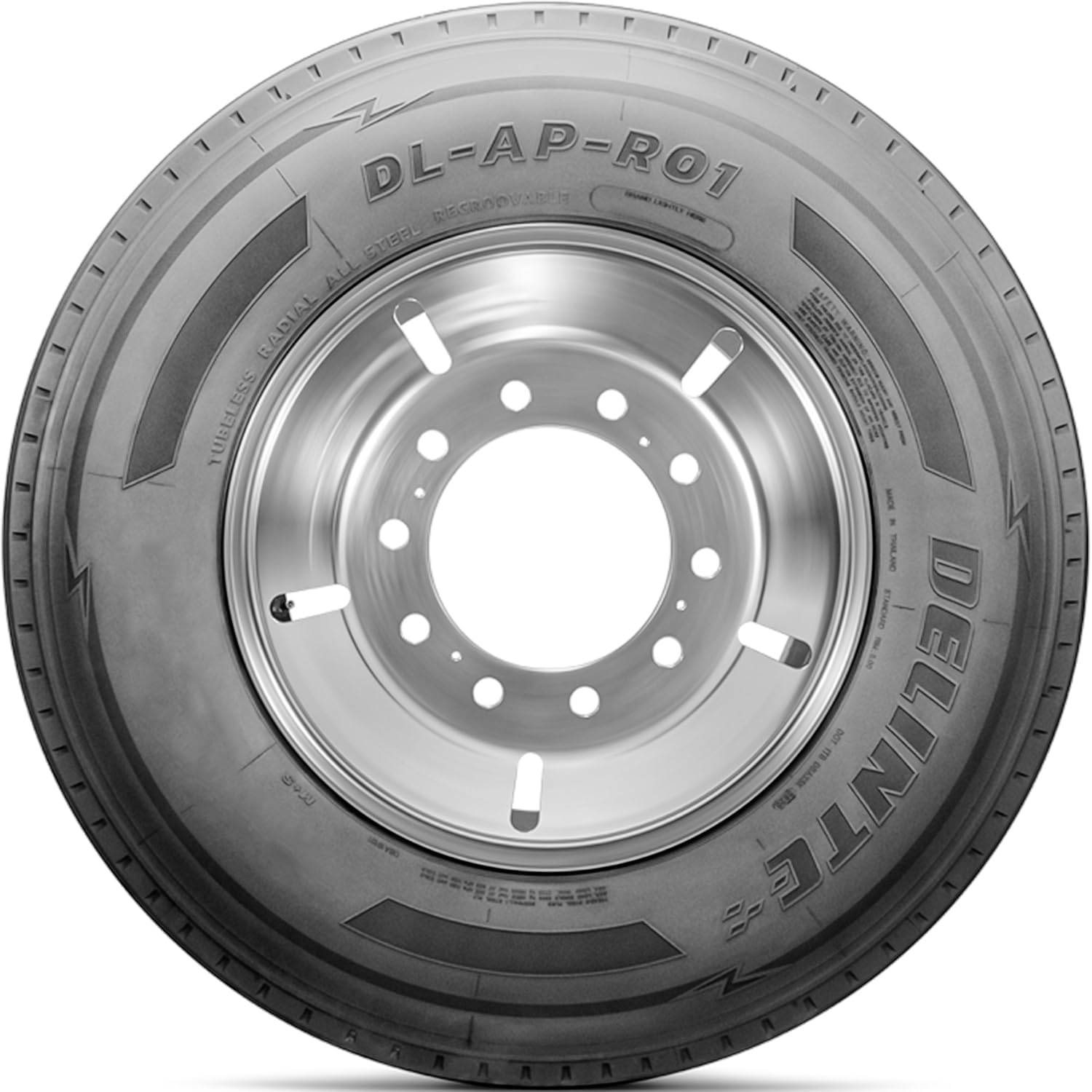 Delinte DL-AP-R01 All-Season Commercial All Position Radial Tire-245/70R19.5 245/70/19.5 245/70-19.5 136/134M Load Range H LRH 16-Ply BSW Black Side Wall