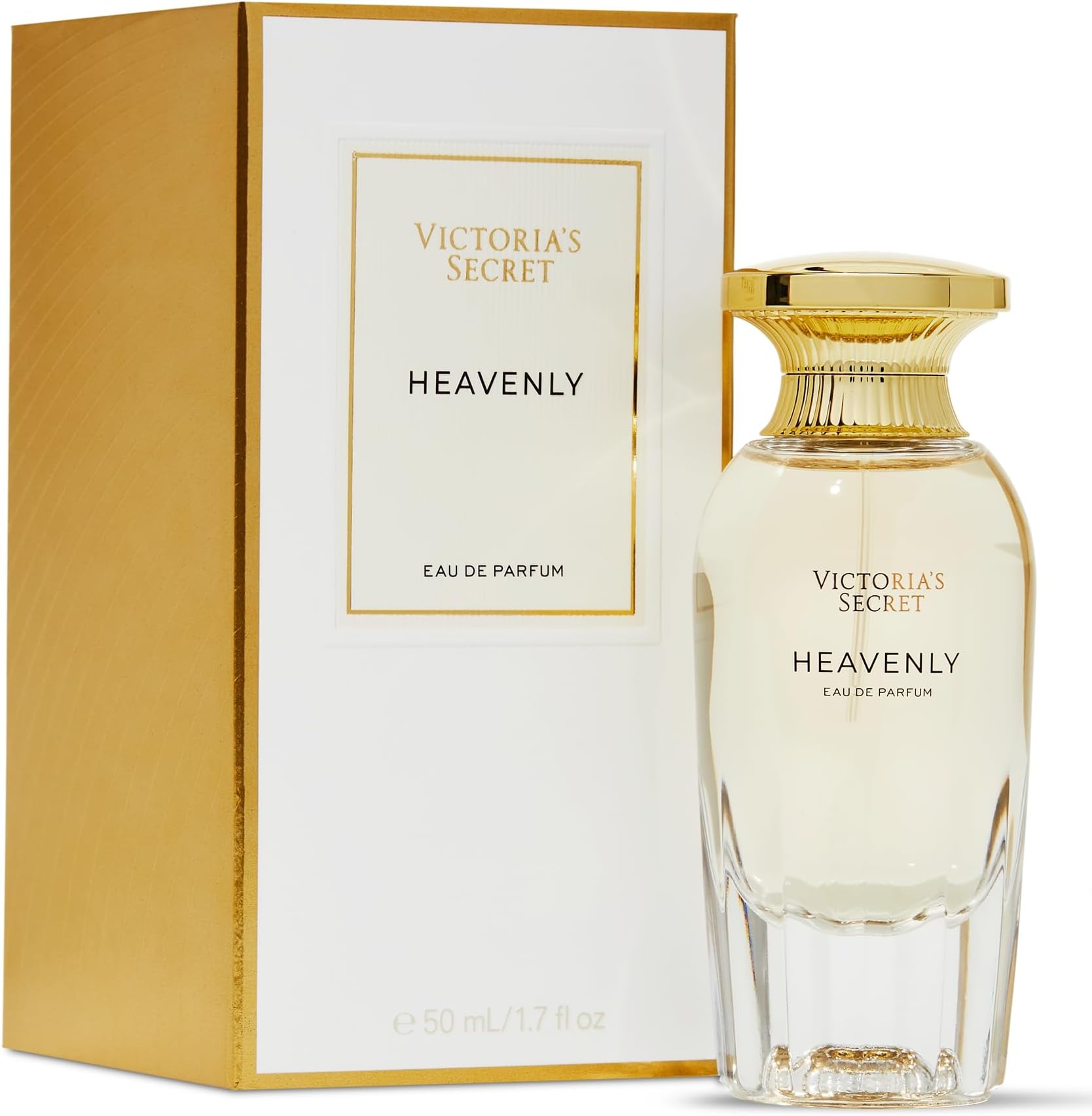 Heavenly Eau de Parfum, Notes of Gold Musk, Vanilla Sandalwood & White Jasmine, Perfumes for Women (1.7 oz)