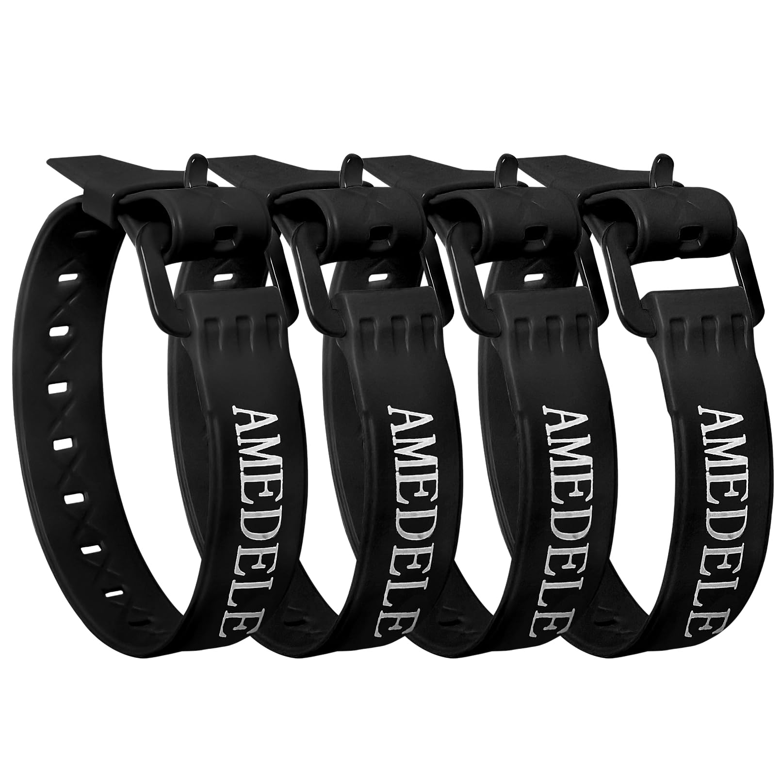 Rubber Tie Down Straps - 4 Pack, Quick Lashing -6 Rubber Tie Down Straps - 4 Pack, Quick Lashing -6