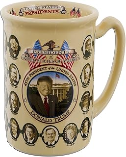 Saddle Mountain Souvenir 2-Pack United States Presidents 15 oz Mugs