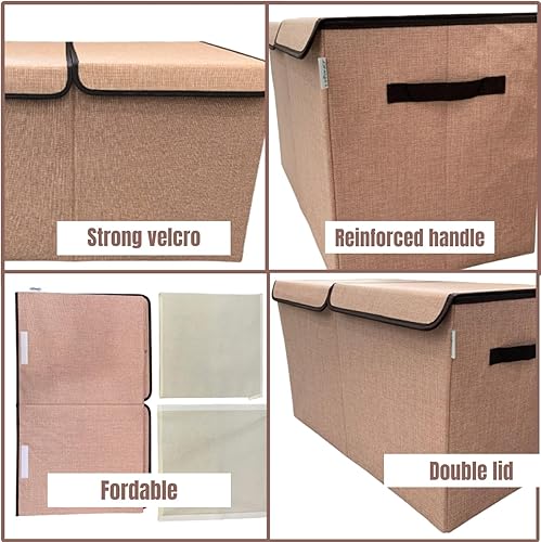 Miniatura 9 de Caja de juguetes, caja de juguetes para niños, caja de juguetes para niñas, extragrande, organizador de almacenamiento de juguetes en el cofre de