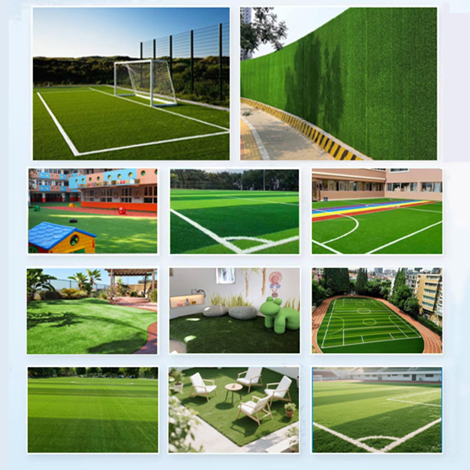 Prato Finto-100x300cm-20mm Alto,Erba Finta,Rotolo Erba Sintetica,Per Balcone,Terrazza e Giardino,Resistente Ai Raggi Uv,Robusto e Durevole,Verde