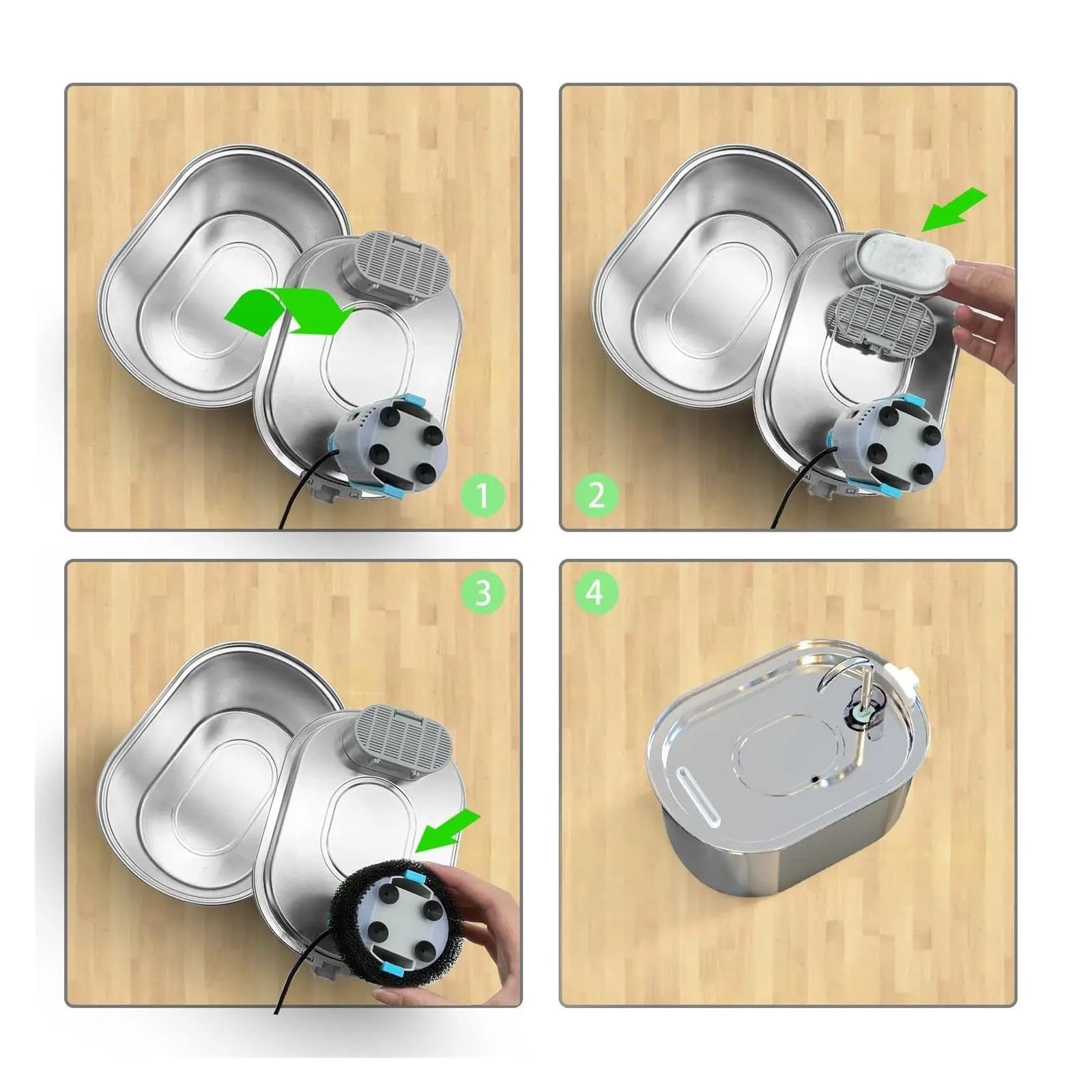 Filtro Dispensador De Agua For Mascotas, Compatible Con ROJECO