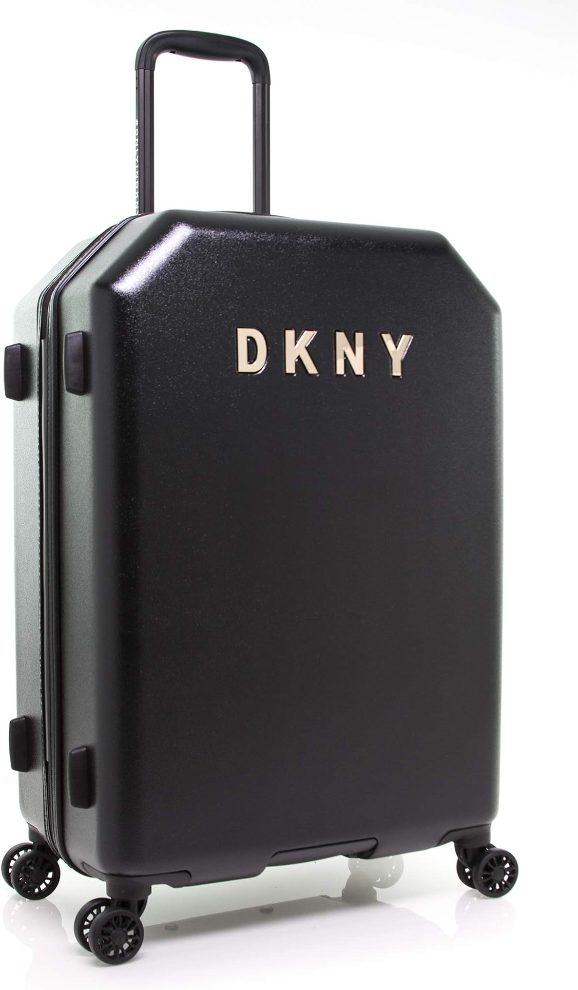 Metal Logo Hardside Spinner Luggage