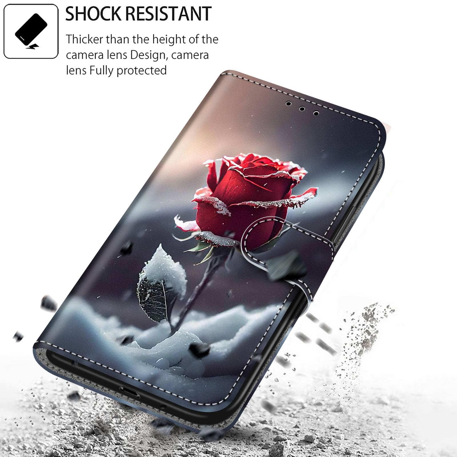Custodia Flip Portafoglio Per Xiaomi Redmi Note 11 Global / 11S Global - Pelle Libro Con Slot Carte E Supporto, Farfalla Verde
