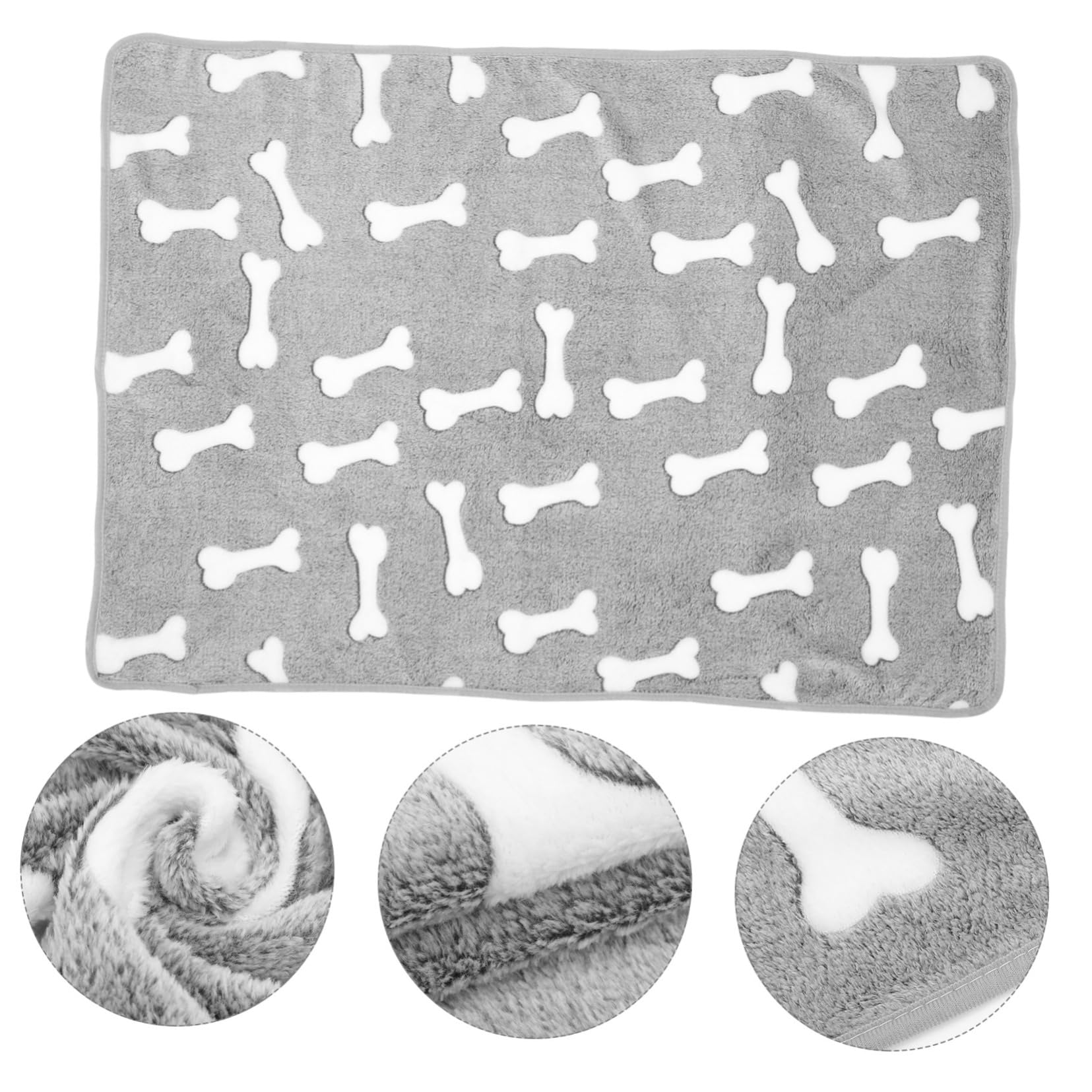 BESPORTBLE 5pièces Couverture Polaire Douce pour Animaux De Compagnie Plaid Chaud pour Chien Et Chat pour Canapé Et Lit Parfait pour Petits Animaux