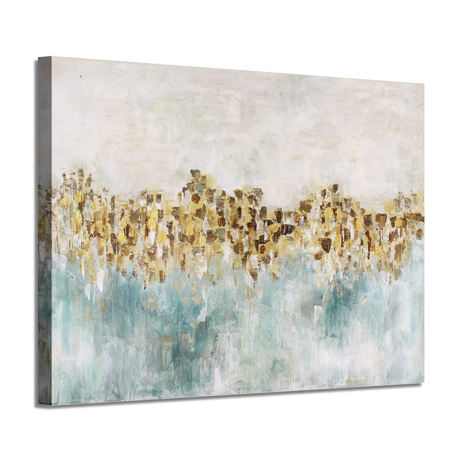Teal Canvas Wall Art Decor For You