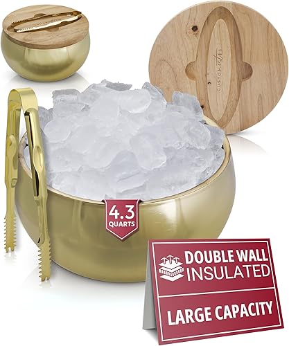 Miniatura 8 de Gusto Nostro Juego de utensilios para preparar cócteles para bármanes con cubitera de acero inoxidable - Juego completo de herramientas de mixología