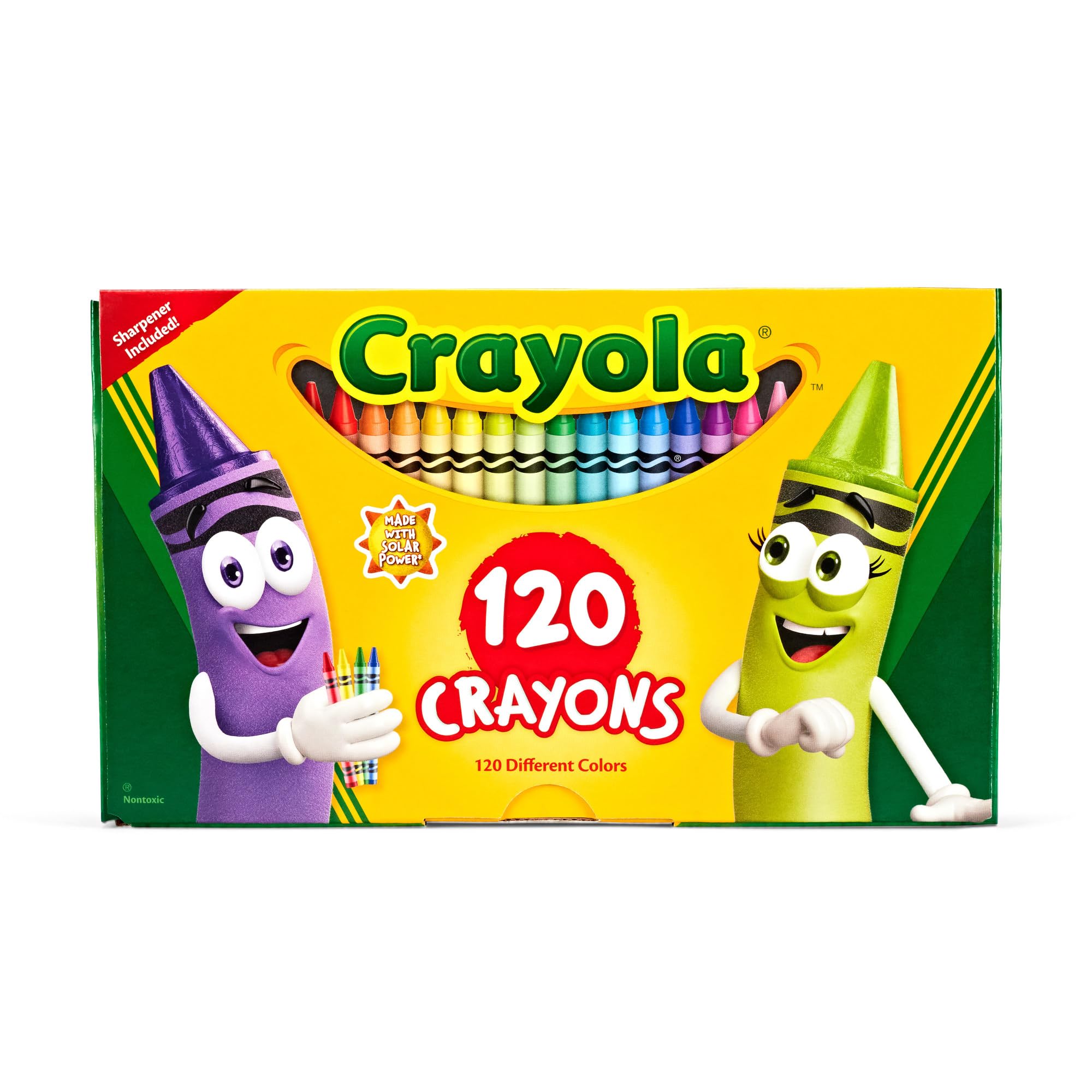 Crayola® Standard-Malstifte, verschiedene Farben, Box mit 120 Buntstiften