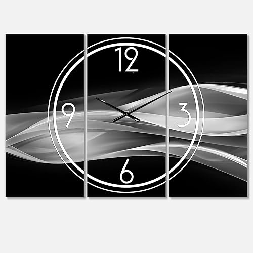 Reloj de pared moderno con patrón de plata para decoración de la sala de estar del dormitorio del hogar, baño, oficina, sala de estar