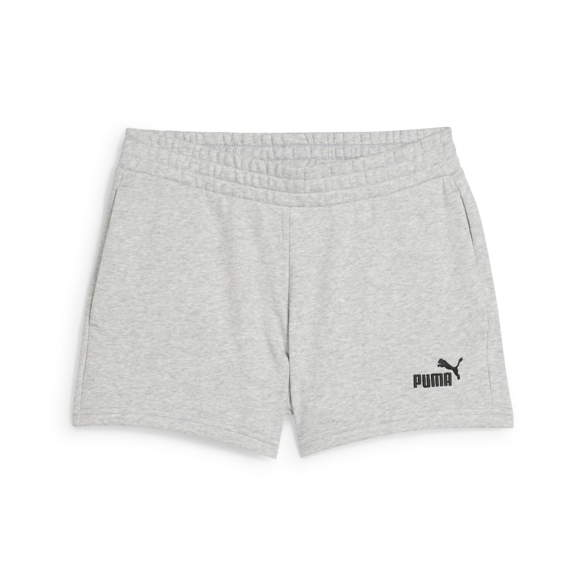 PUMA ESS Small No. 1 Logo 4'' Shorts TR Light Gray Heather