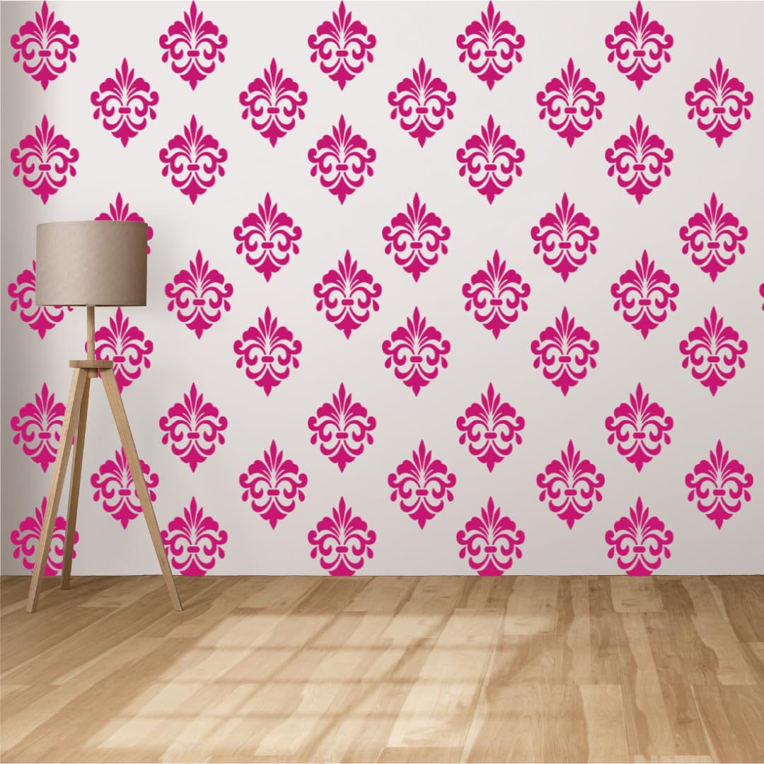 Focuswalls Floral Painting Wall Stencils for Home Décor Living Room Bedroom Self Adhesive DIY Reusable Wall Design Stencil 22x16 Inch (B0D2BHQL45) Amazon Price History, Amazon Price Tracker