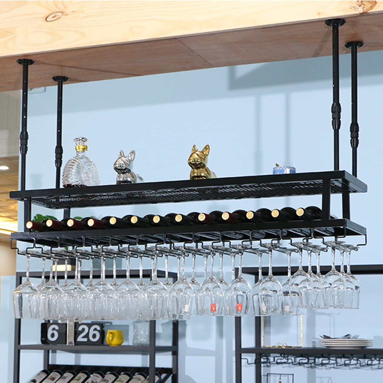 Casier à vin suspendu original pour un cadeau de crémaillère unique