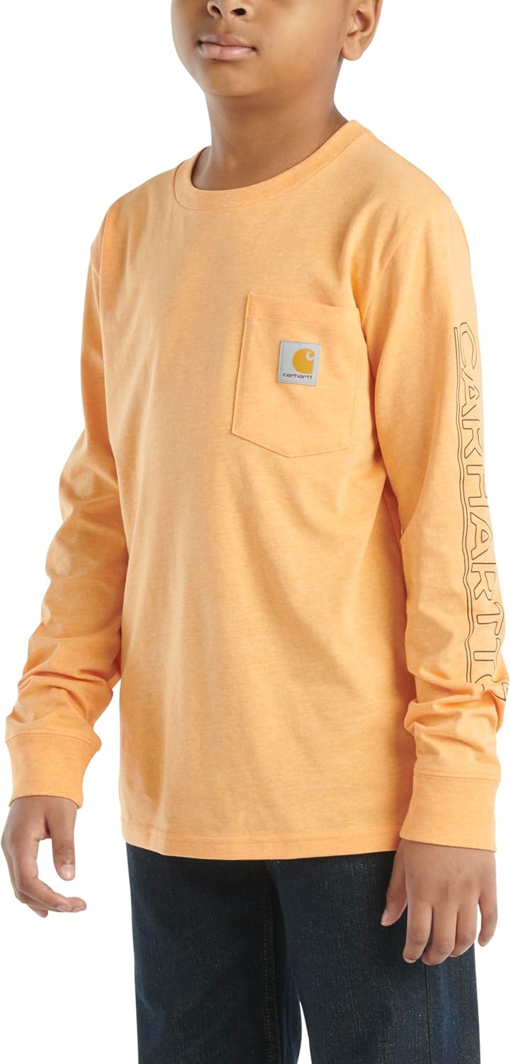Carhartt Boys Long-Sleeve Pocket T-Shirt - Image 2