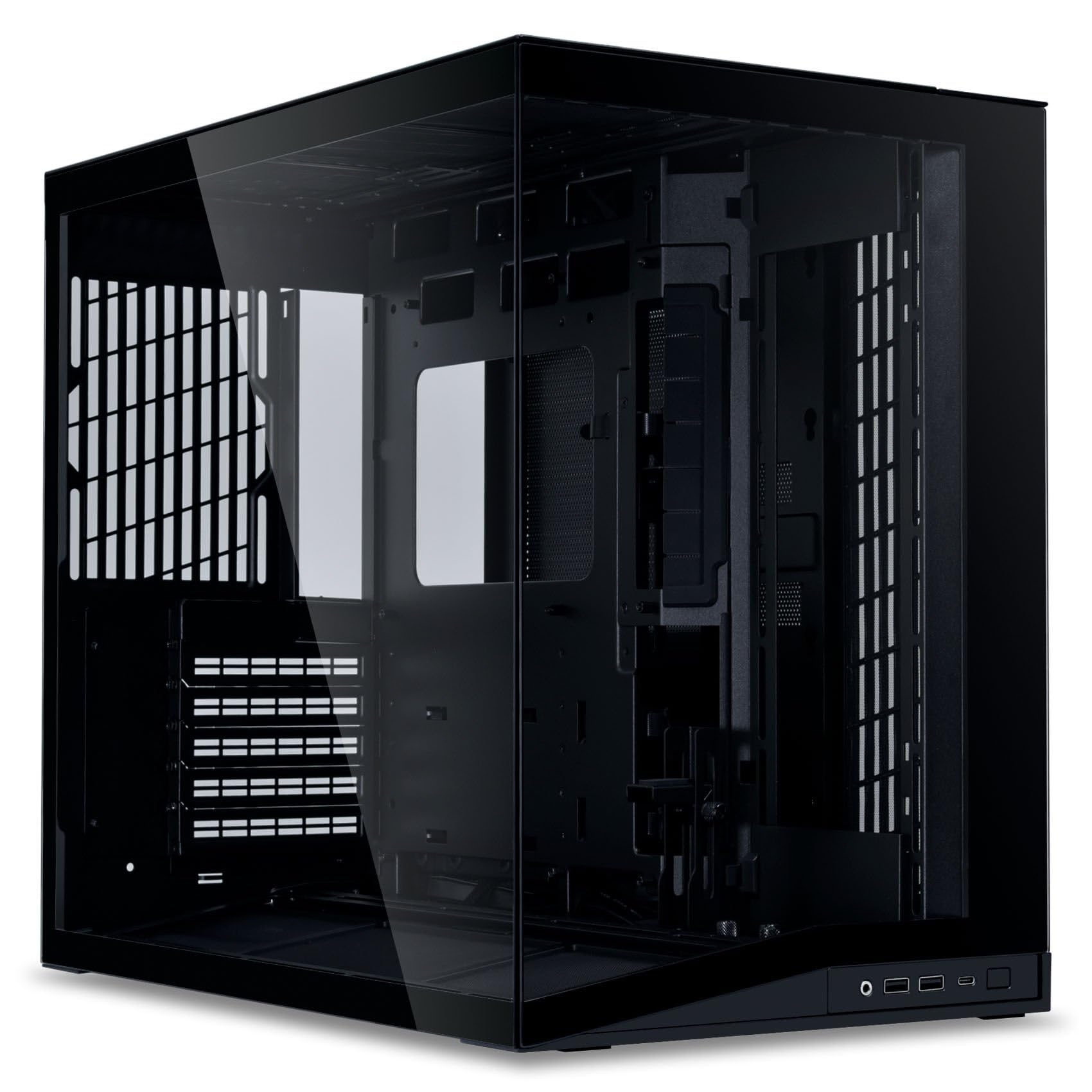 Amazon.co.jp: LIANLI ピラーレス コンパクトPC ケース O11D MINI V2