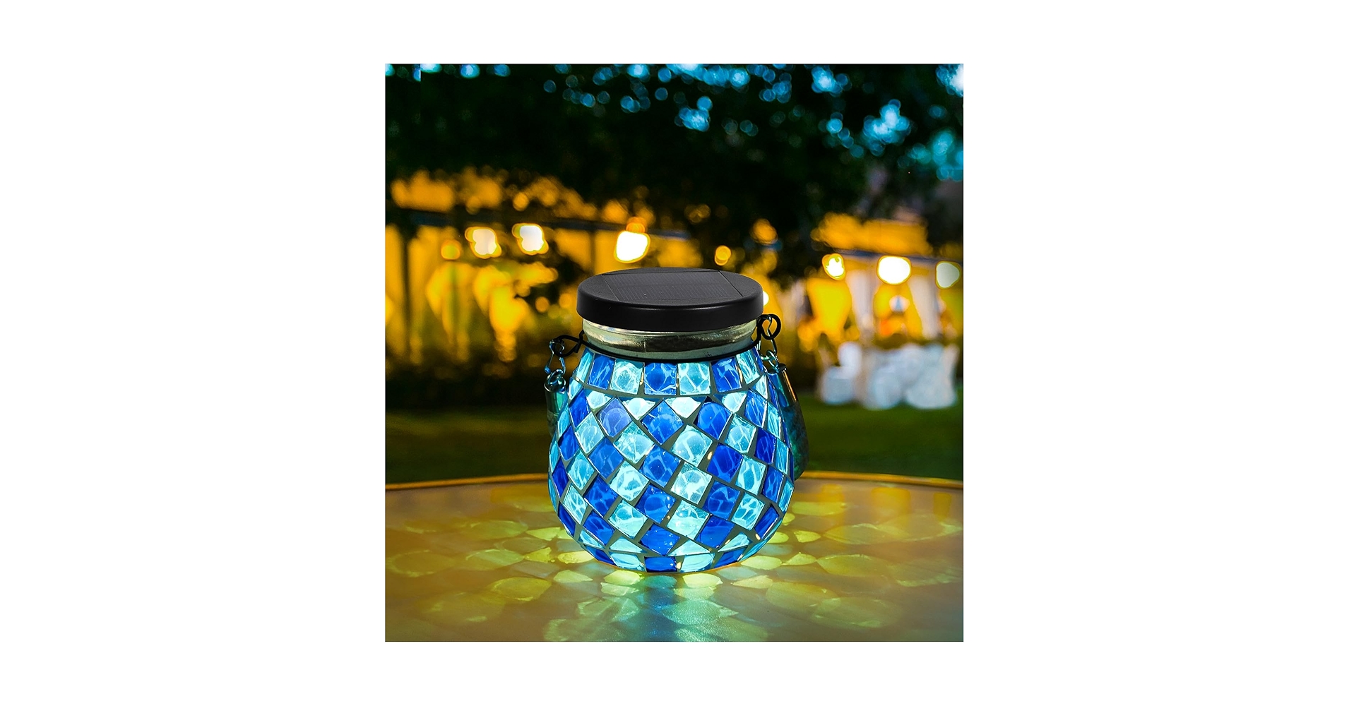 Amazon.com: Mosaic Outdoor Solar Lanterns for Decor