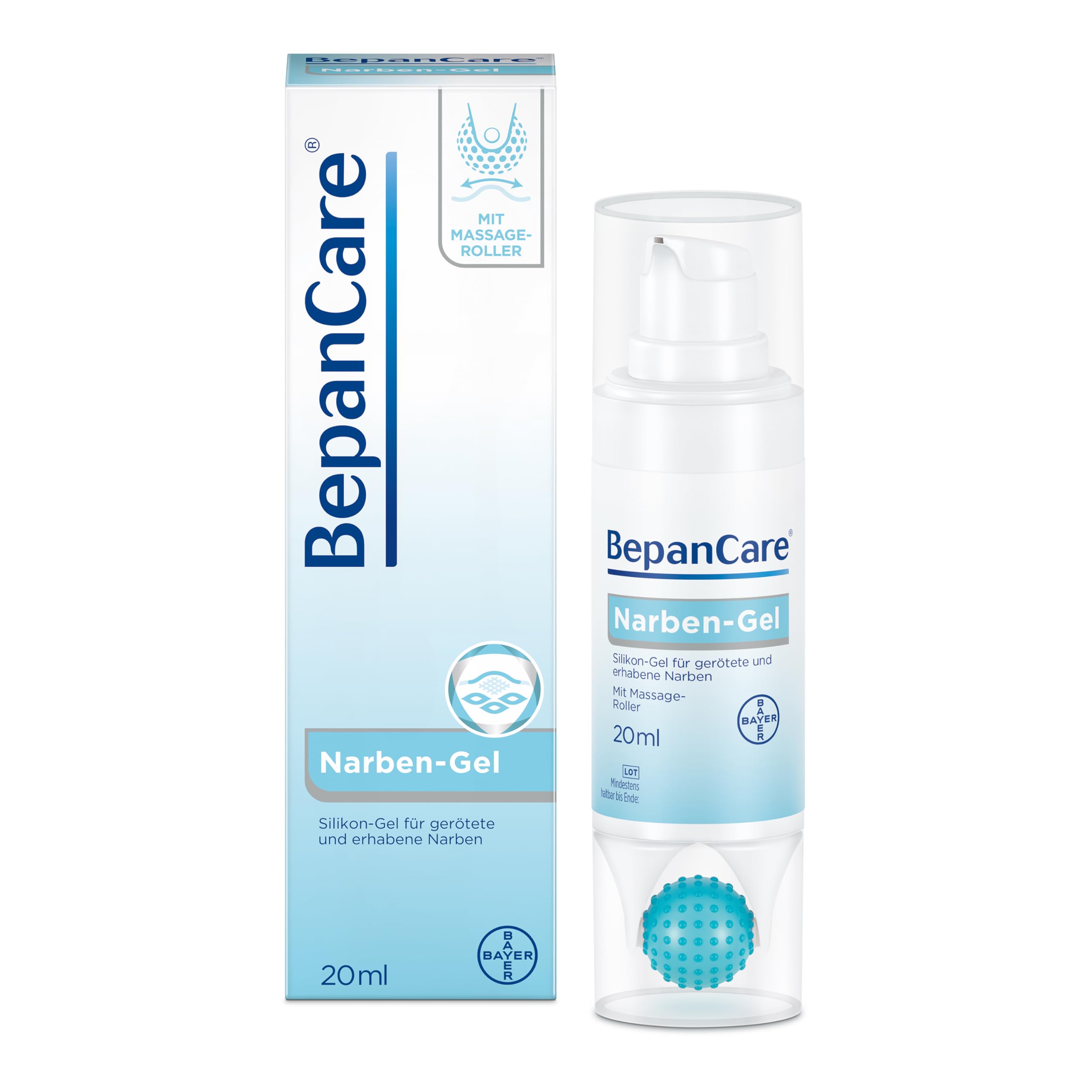 BepanCare Narben-Gel | blassere, flachere und weichere Narben | bis zu 2 Jahre alte Narben | aus dem Hause Bepanthen - die Nr. 1 bei Wundheilung | 20ml