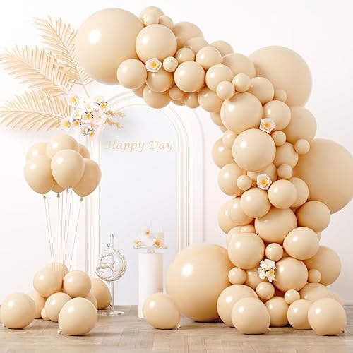 Miniatura 27 de Globos Rosados Retro, paquete de 66 globos de 12 pulgadas de color rosa suave, globos de látex para fiestas de cumpleaños, baby shower, San 07 Retro