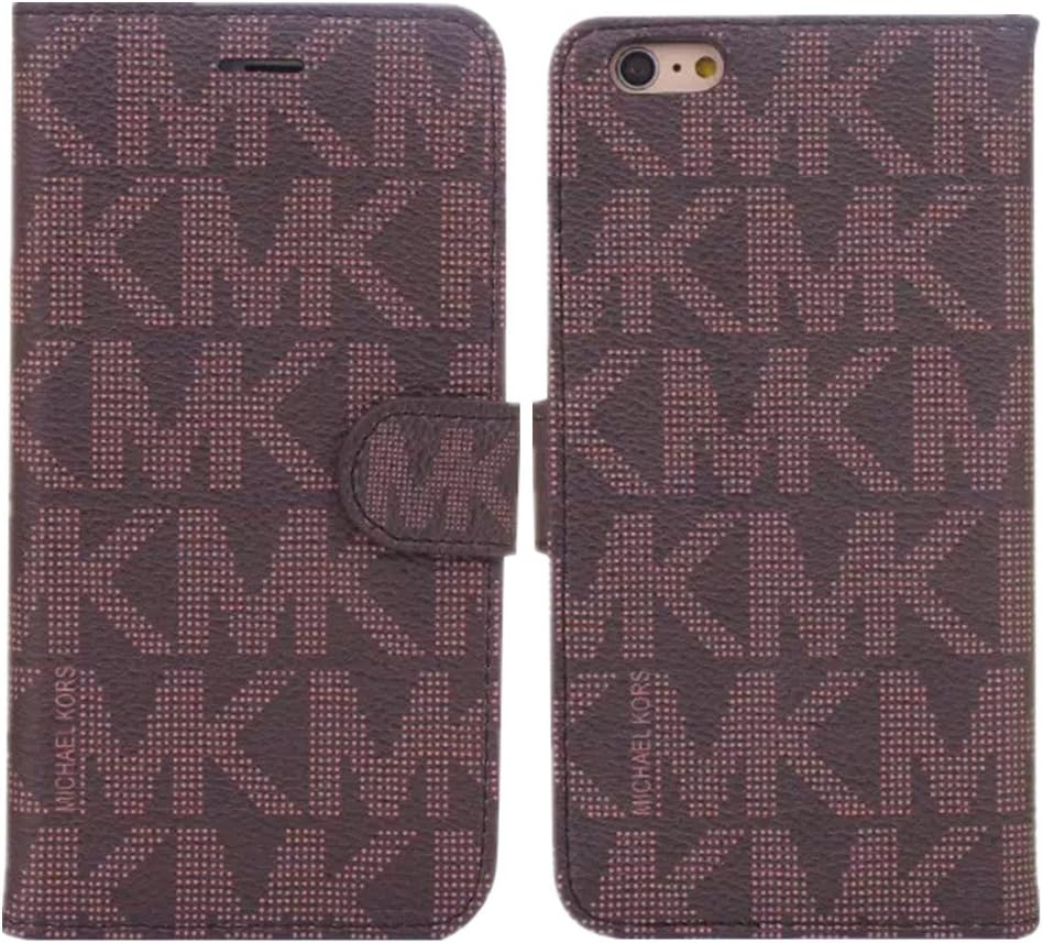 iPhone 5 5S Leather Case, [Luxury Fashion Series] [Stand Function] with Credit Card Slots PU Leather Case Cover For iPhone 5 5S Smart Phone - Brown