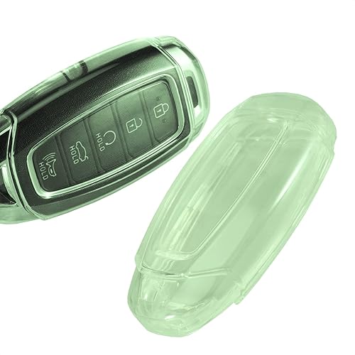 TANGSEN Funda para llavero de TPU compatible con Hyundai Accent Azera Elantra GT Grandeur I30 IG IX35 Kona Palisade Santa Fe Solaris 4 5 botones