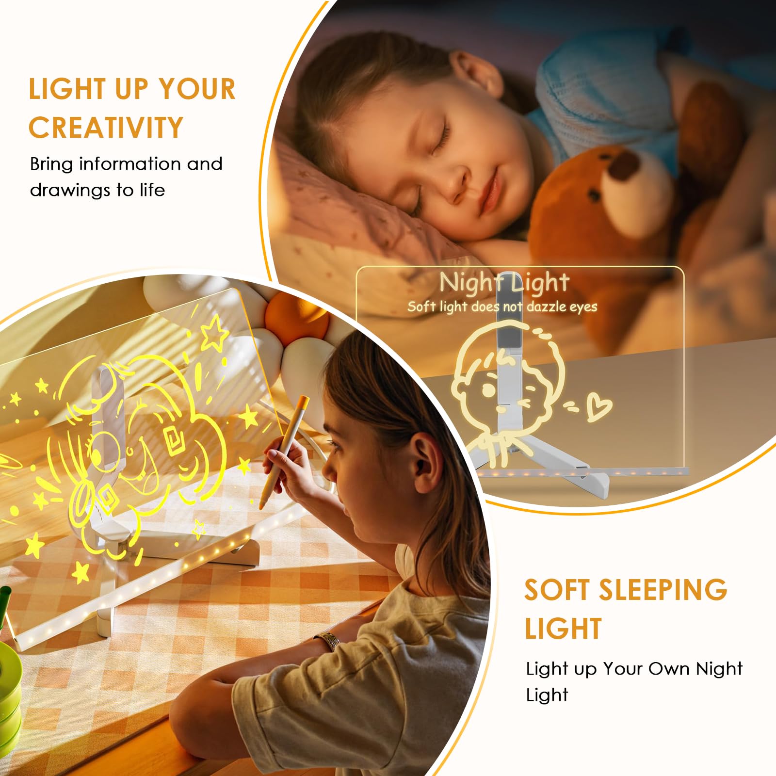 LED Notitiebord met Neonstiften - Afwasbaar Acryl Memobord voor Kantoor, Café en... | bol