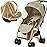 Mosquito Net for Stroller - Protective 2Pack Perfect Bug Net for Strollers, Bassinets, Cradles, Playards, Pack N Plays and Portable Mini Crib (Khaki)