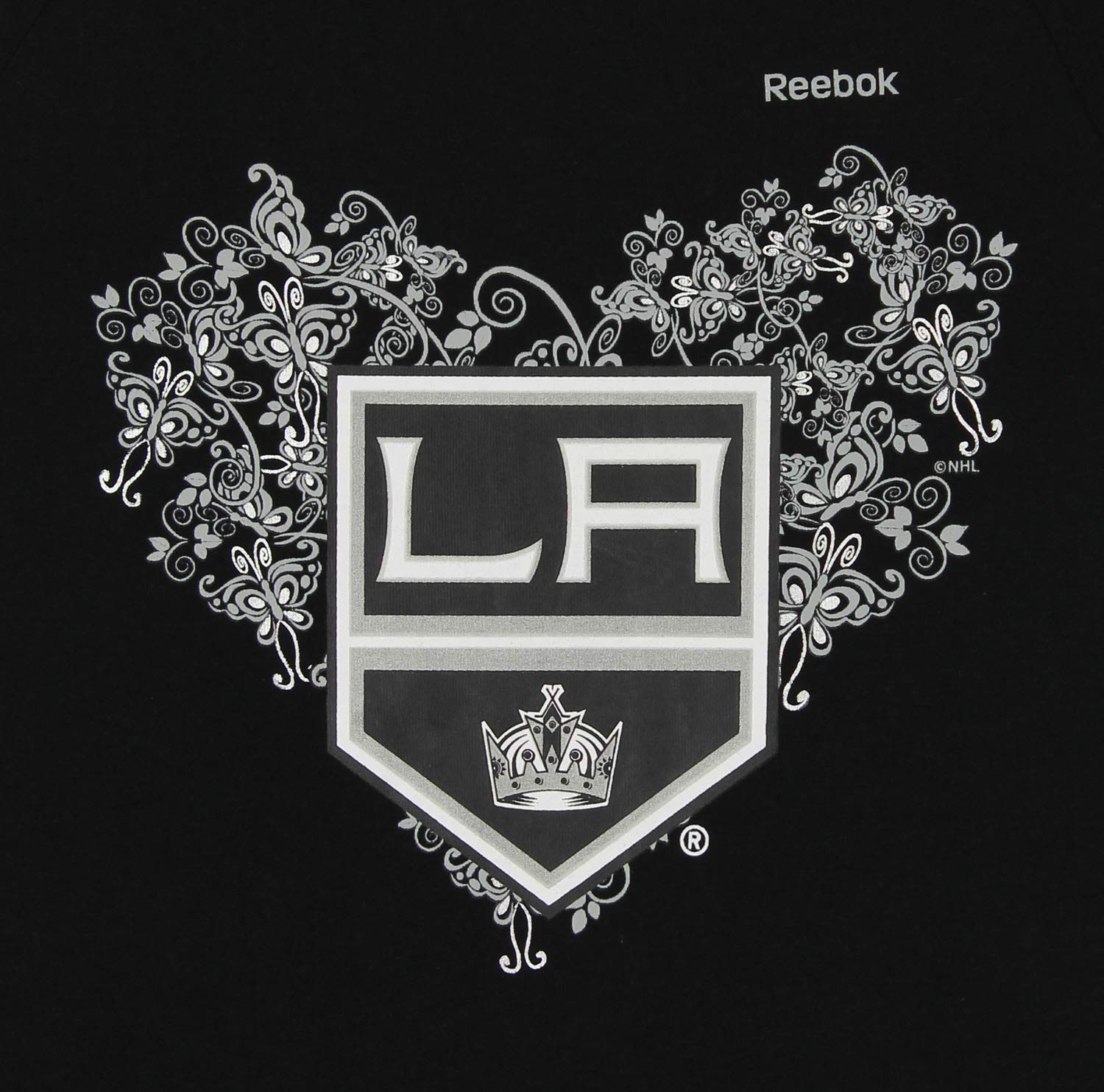 Outerstuff NHL Little Girls Los Angeles Kings Fancie Dropwaist Dress, Black, Medium