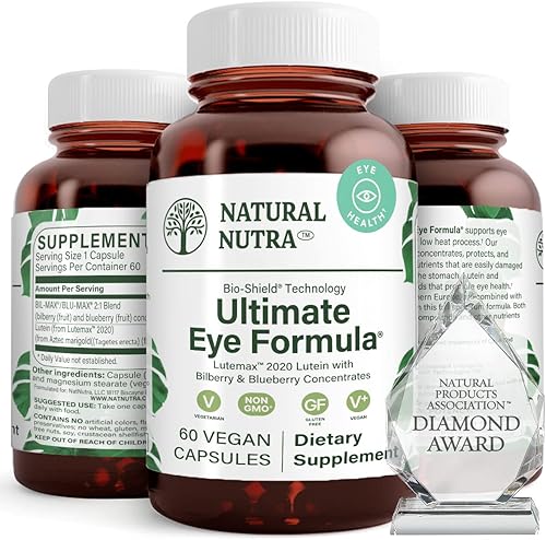Natural Nutra Ultimate Eye Health Vitamins with Lutemax 2020 Lens and Retina Supplement Improves Day and Night Vision Healthy Macula Reduces Eye Natural Nutra Ultimate Eye Health Vitamins with Lutemax 2020 Lens and Retina Supplement Improves Day and Night Vision Healthy Macula Reduces Eye