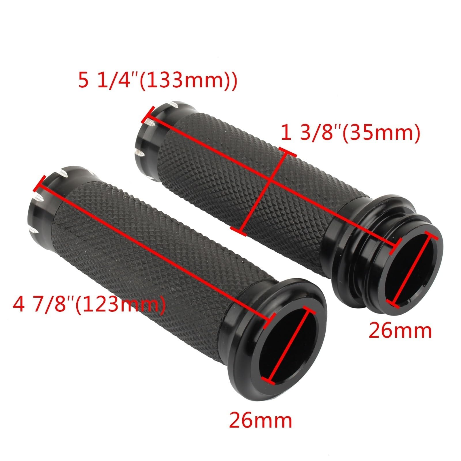 Be In Your Mind Poignées De Moto En Caoutchouc De 2,2 Cm Avec Câble D'accélérateur Pitbike ATV