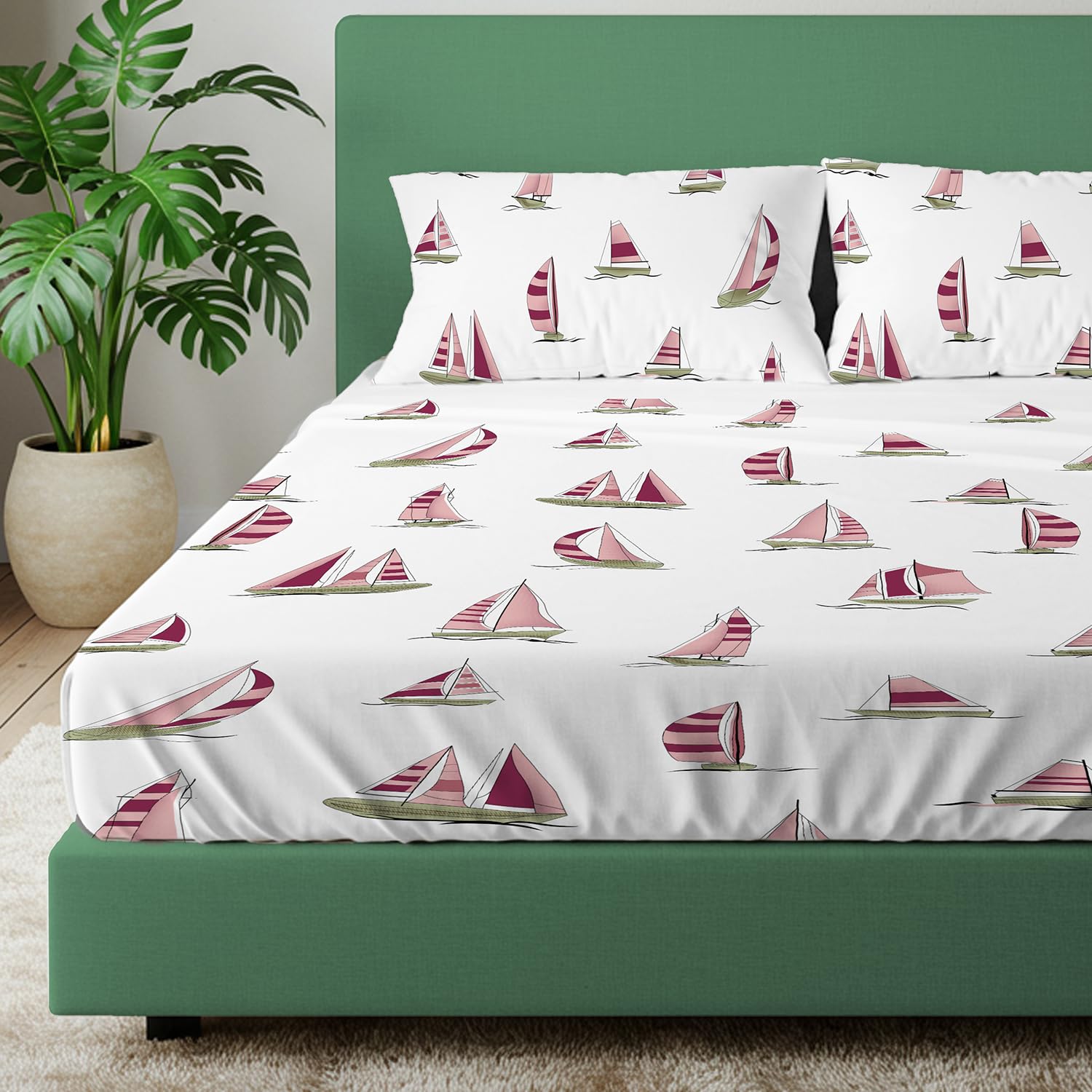 Urban Space Divine King Bedsheet - 100% Cotton -29 Urban Space Divine King Bedsheet - 100% Cotton -29