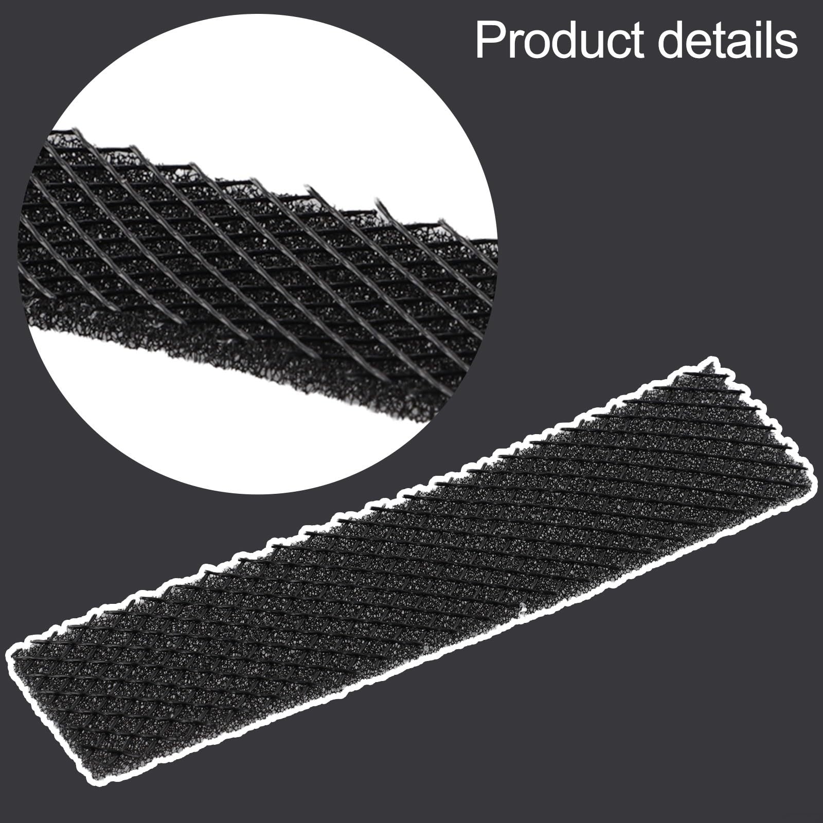 5 éponges Filtrantes Pour Climatiseur - 215 X 50 Mm, Triple Couche Coton Noir | Compatible Midea, Haier - 4