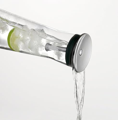 Miniatura 10 de Simax - Decantador para agua INDIS 1.1L jugo de vino, klid de metal, talla única, transparente