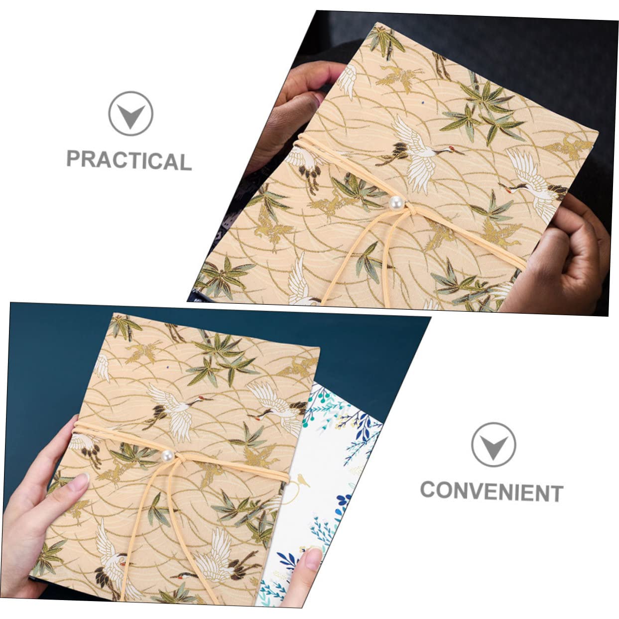 NUOBESTY 4pièces Couverture De Réutilisable Décorative Pour Étudiants Étui Ajustable Modèle Avec Motif De