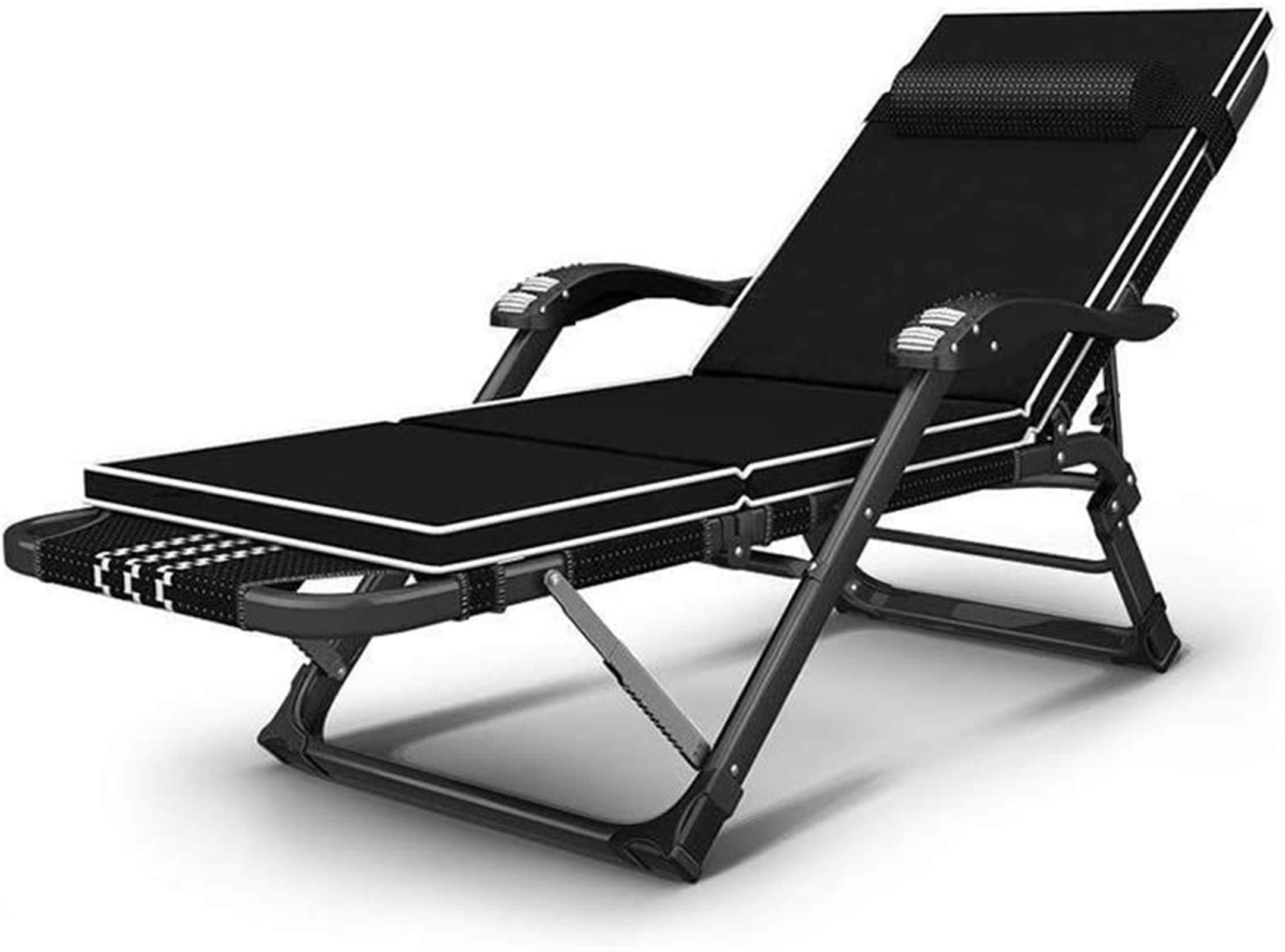 Chaise longue zéro gravité pliante et légère pour extérieur, camping et sieste au bureau
