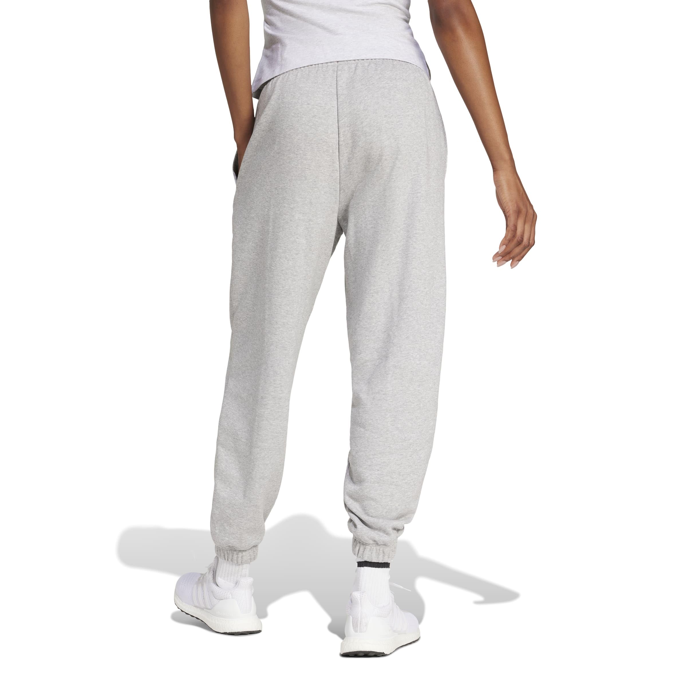 adidas Essentials Linear French Terry Cuffed Pants - Spodnie golfowe Kobiety