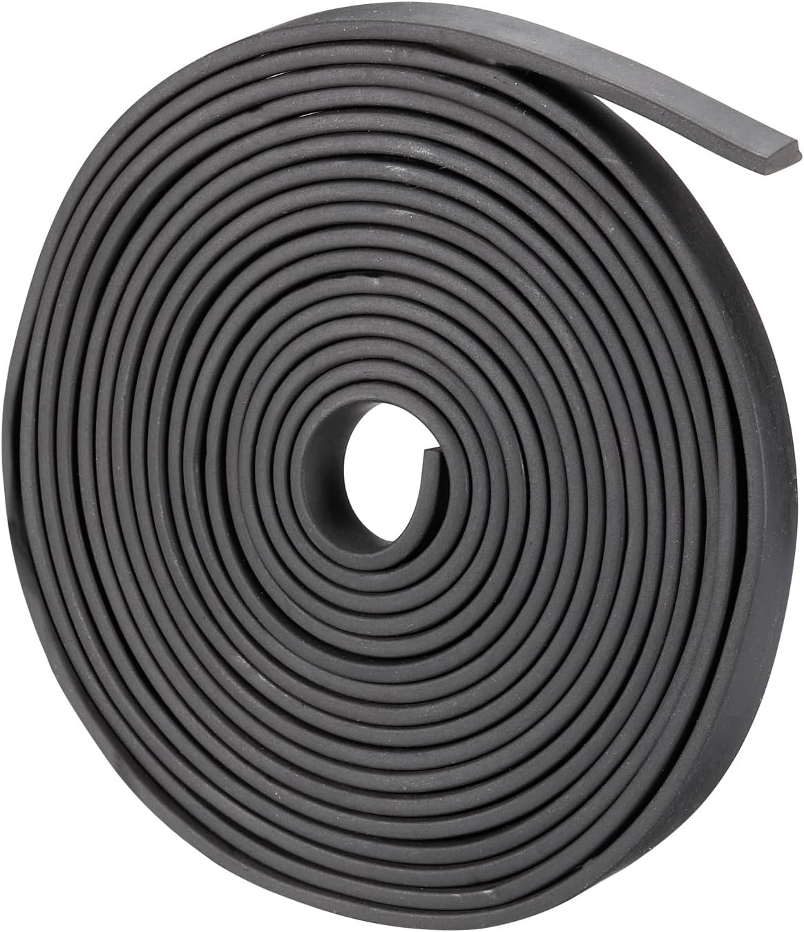 Neoprene Rubber Sheet Rolls 1/8" T x 0.39" W x 78.74" L, Solid Rubber Strips for DIY Gasket, Sealing Padding, Reduce Vibration Mat