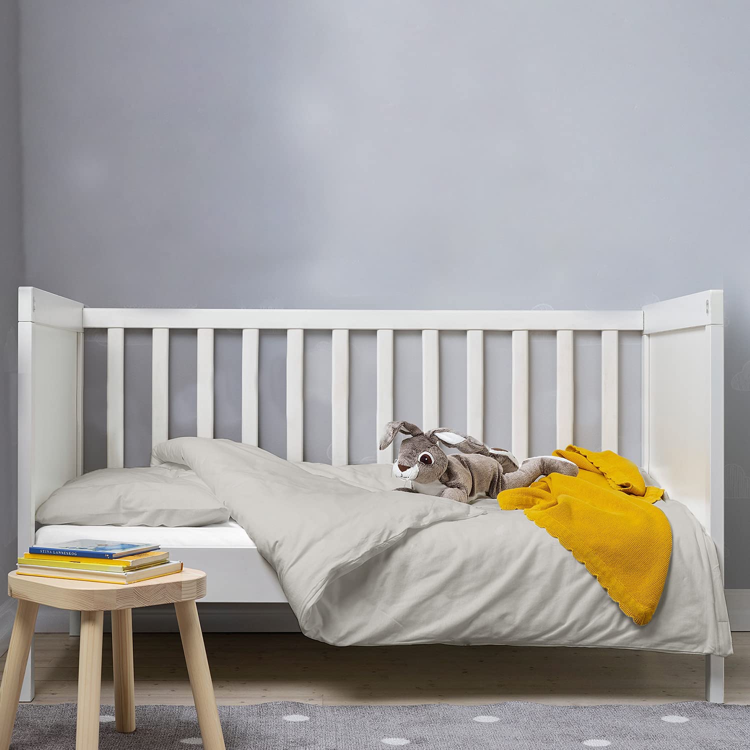 Pizuna Toddler Crib Pillow Cases 33x46cm Baby Blue, 2pc 400 Thread Count 100% Long Staple Cotton Luxurious Sateen Weave Baby Small Pillow Cases For Crib Bed By — view 55