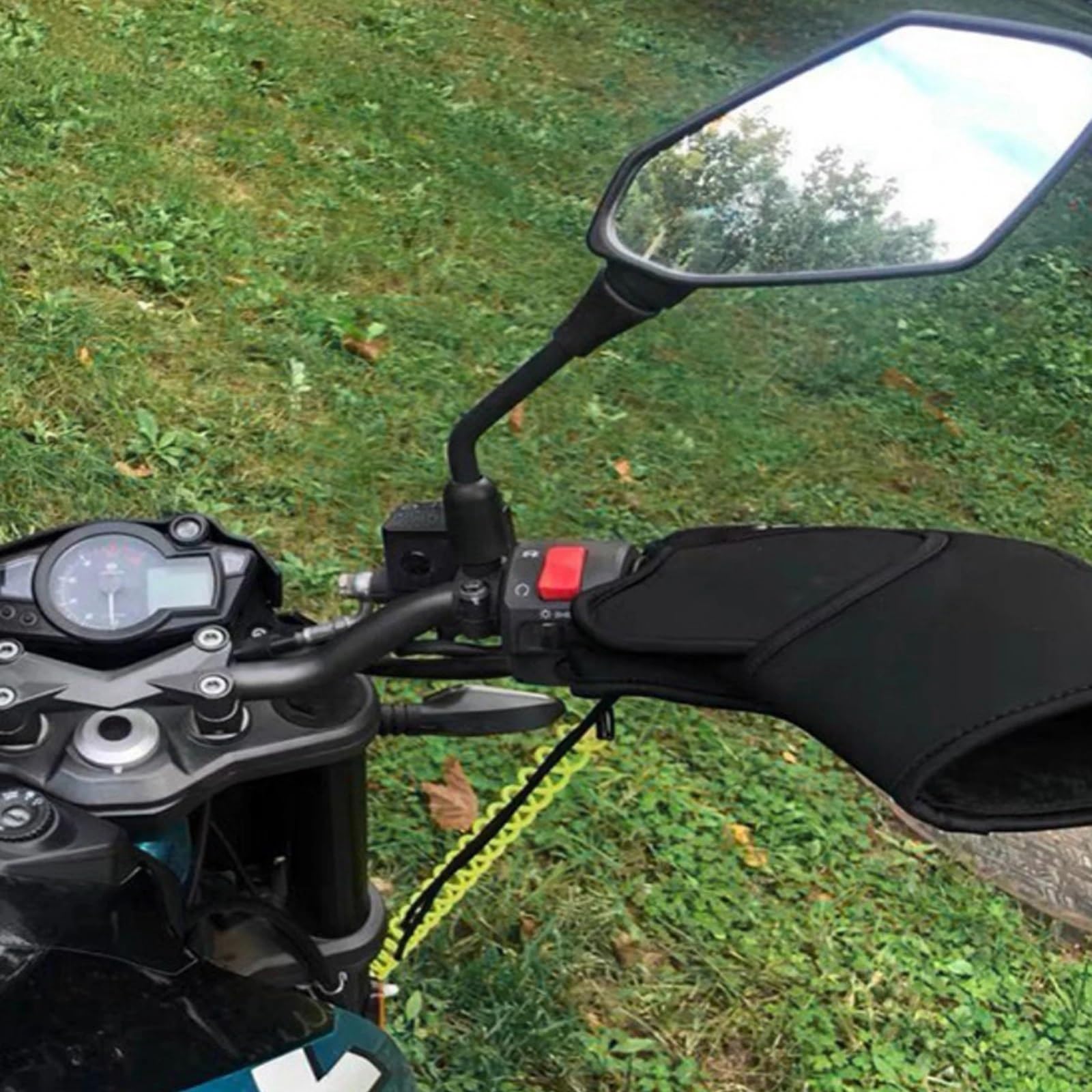 Rękawice motocyklowe, ochronne na motocykl, skuter, gruby, ciepły ochraniacz na kierownicę, ochraniacz na kierownicę, przeciwdeszczowy, zimowy ocieplacz, termiczny pokrowiec, rękawice do motocykli, sk
