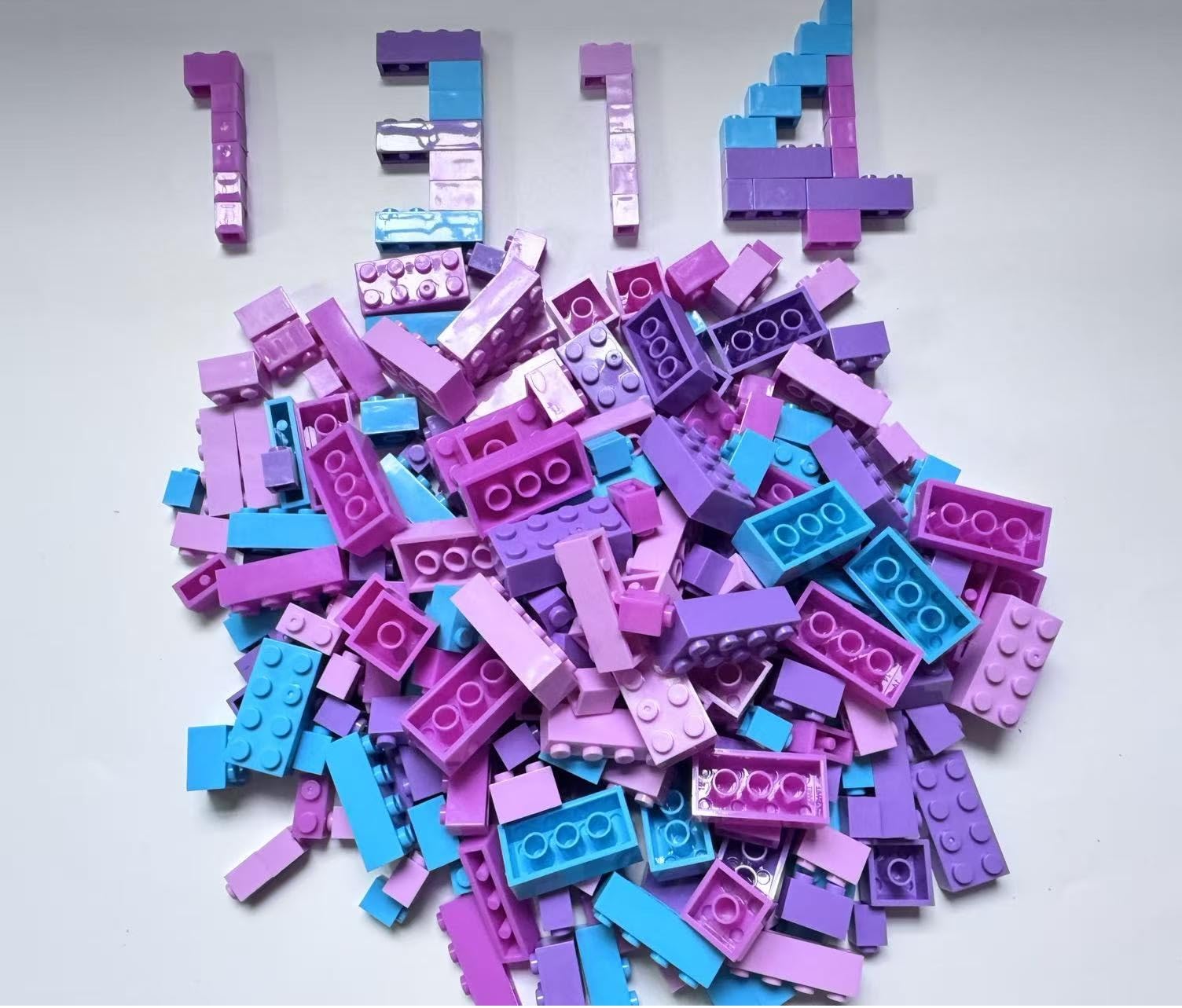 100 Pieces Building Bricks, Bulk Small Bricks for Building, Compatible with Lego Parts and Pieces, Creative Building Block Friends Toys for Girls Ages 6 7 8 9 10 Year Old