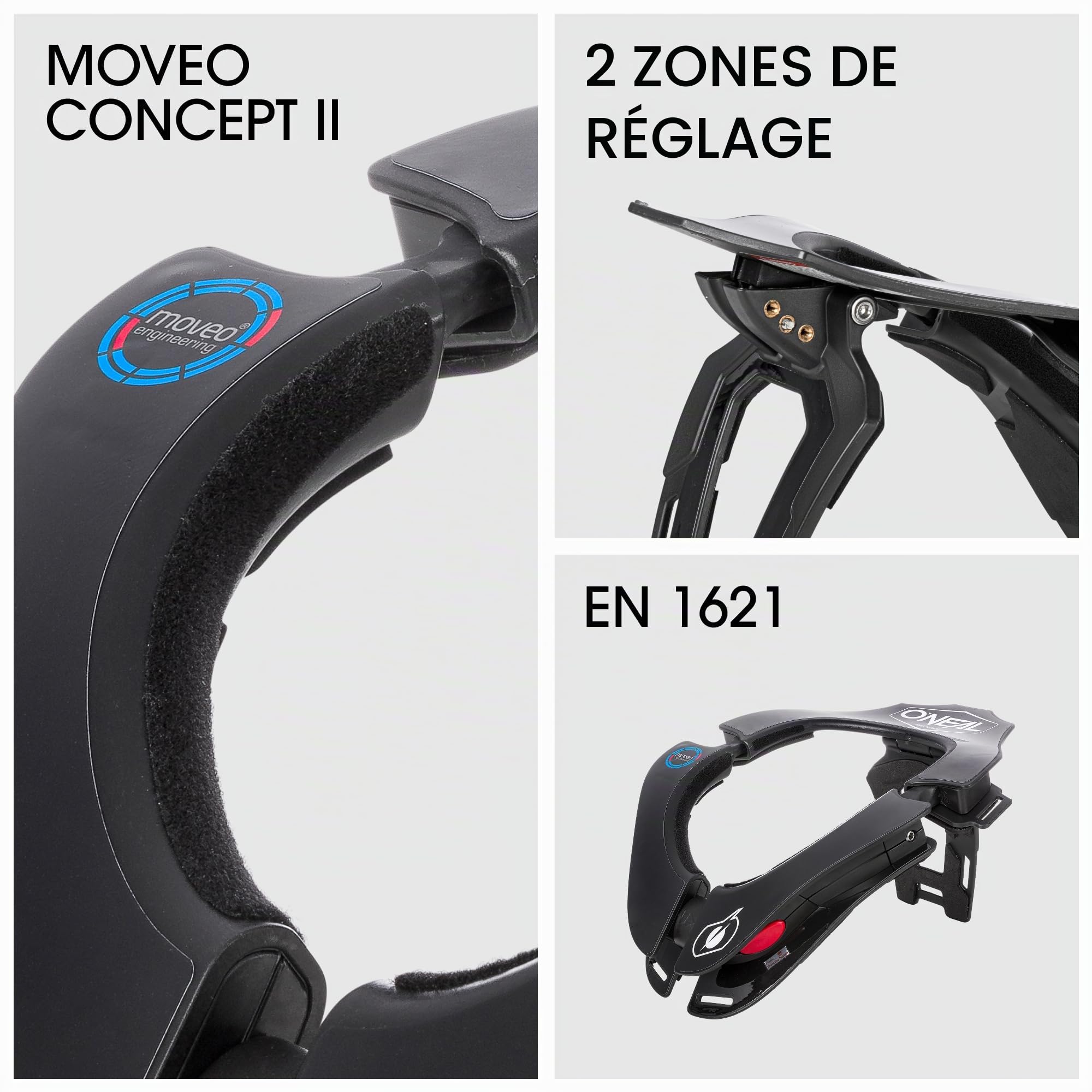 Oneal Tron Solid Accolade de Cou (Black,One Size)