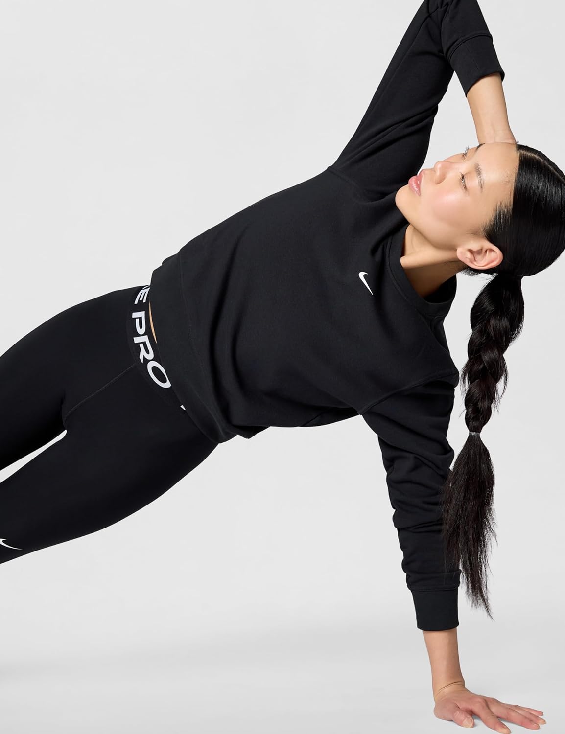 Nike Women's Dri-FIT One Crew-Neck French Terry Sweatshirt