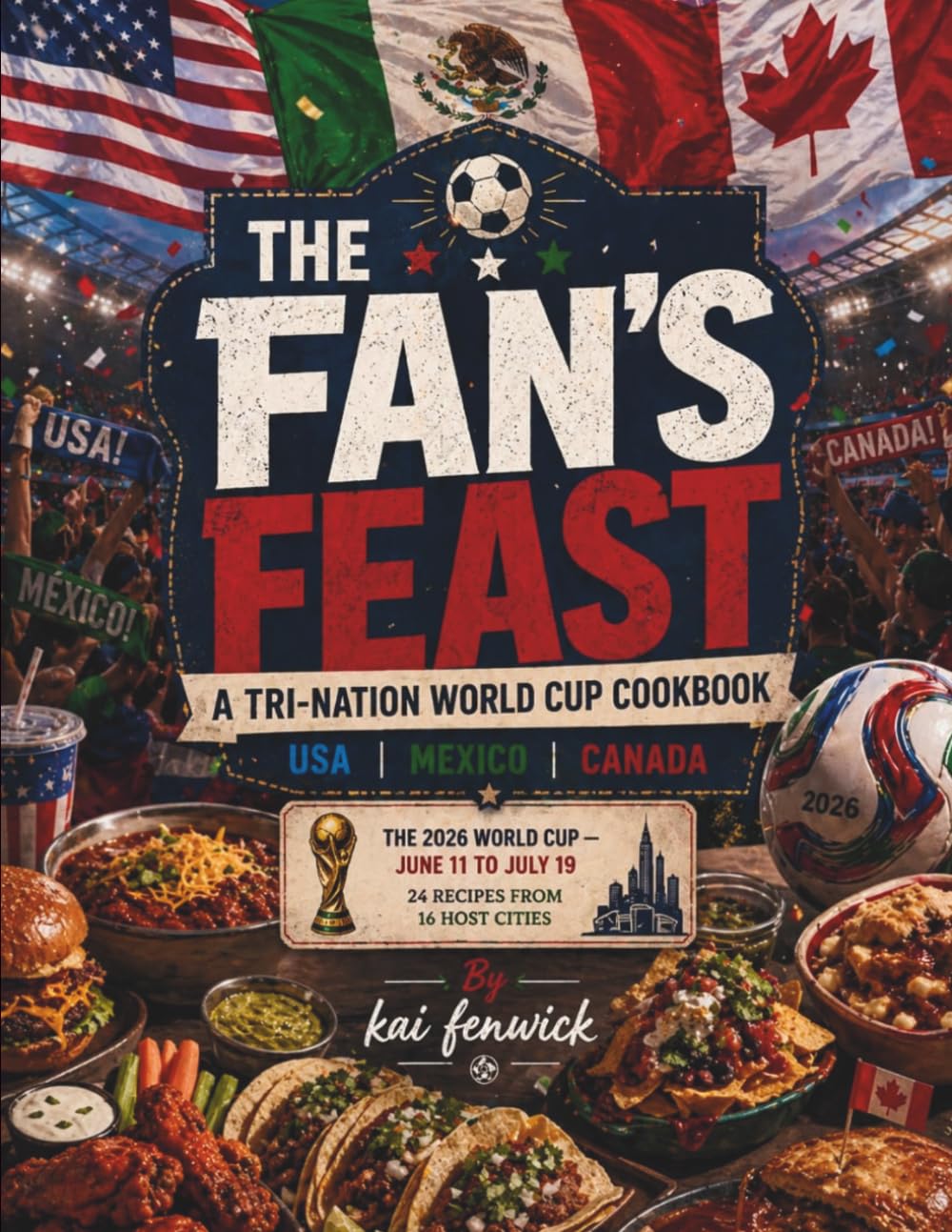 The Fan's Feast: 24 World Cup Recipes from the USA, Mexico and Canada — A Tri-Nation Cookbook for Football Fans