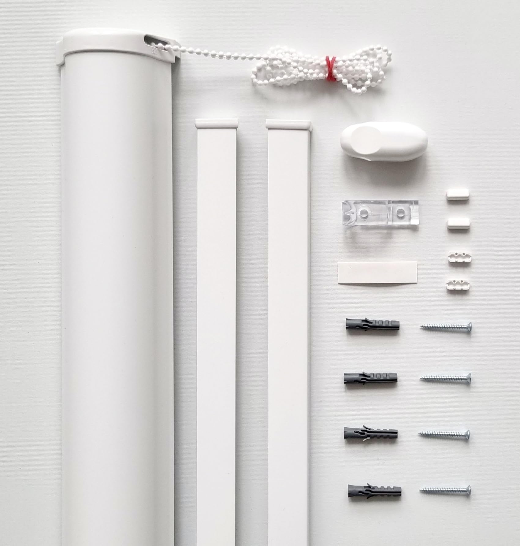 Doppelrollo ohne Bohren zum Kleben Duo Rollo für Fenster & Tür mit Kassette Blende | 8 Farben | Fensterrollo Sonnenschutzrollo Seitenzugrollo Zebrarollo Streifenrollo Blickdicht lichtdurchlässig