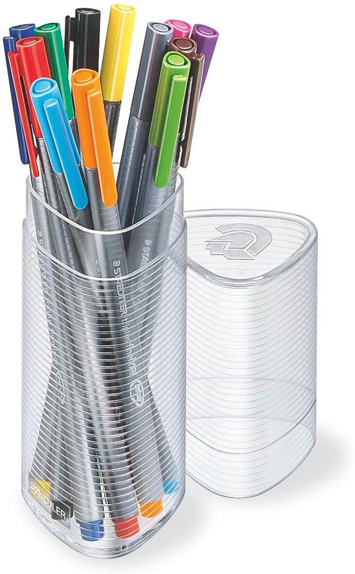 Staedtler Triplus Fineliner 0.3mm Pens 12 Color Set, 2 Pack
