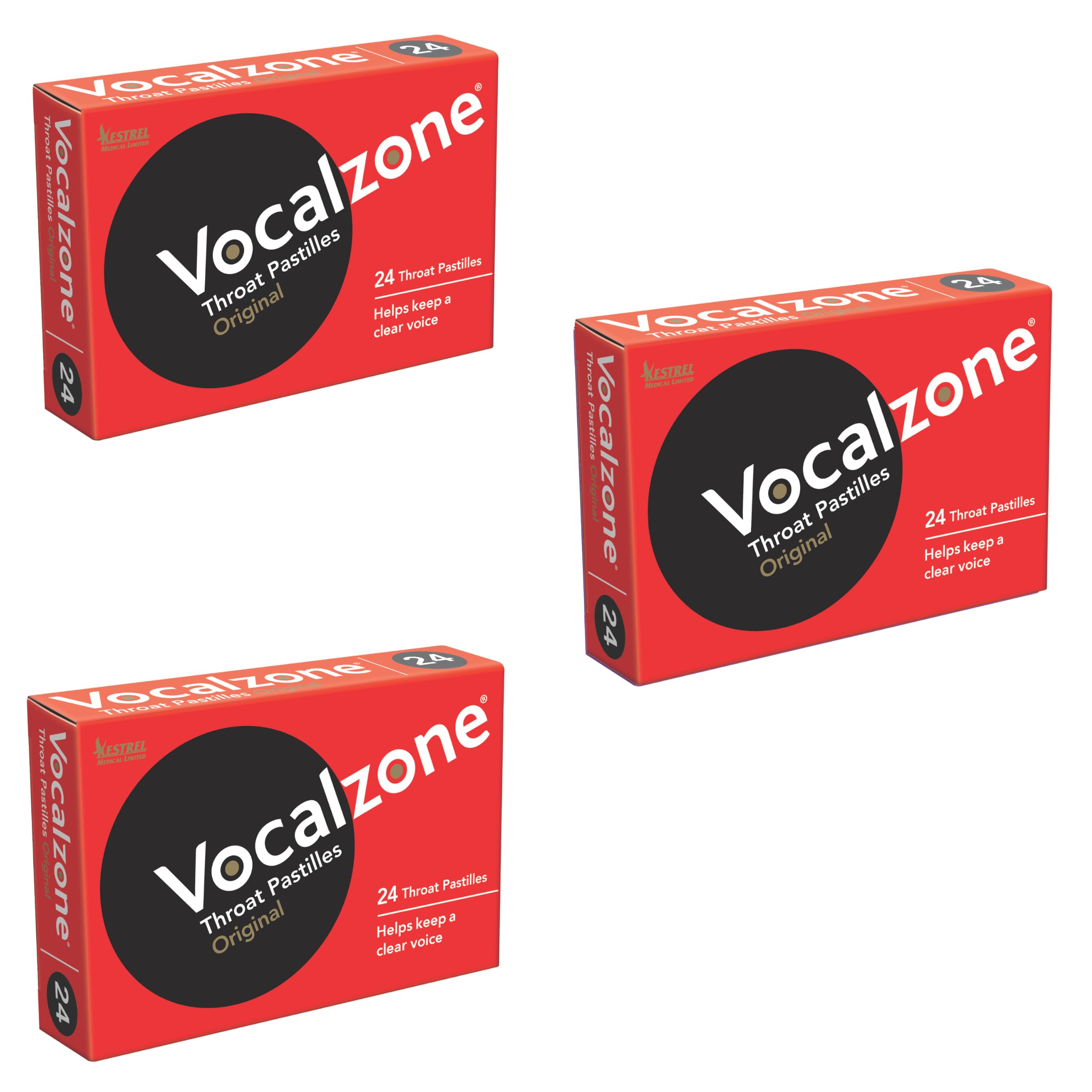 Amazon.com: VocalZone Throat Pastilles (24 x 3) Multipack Offer by
